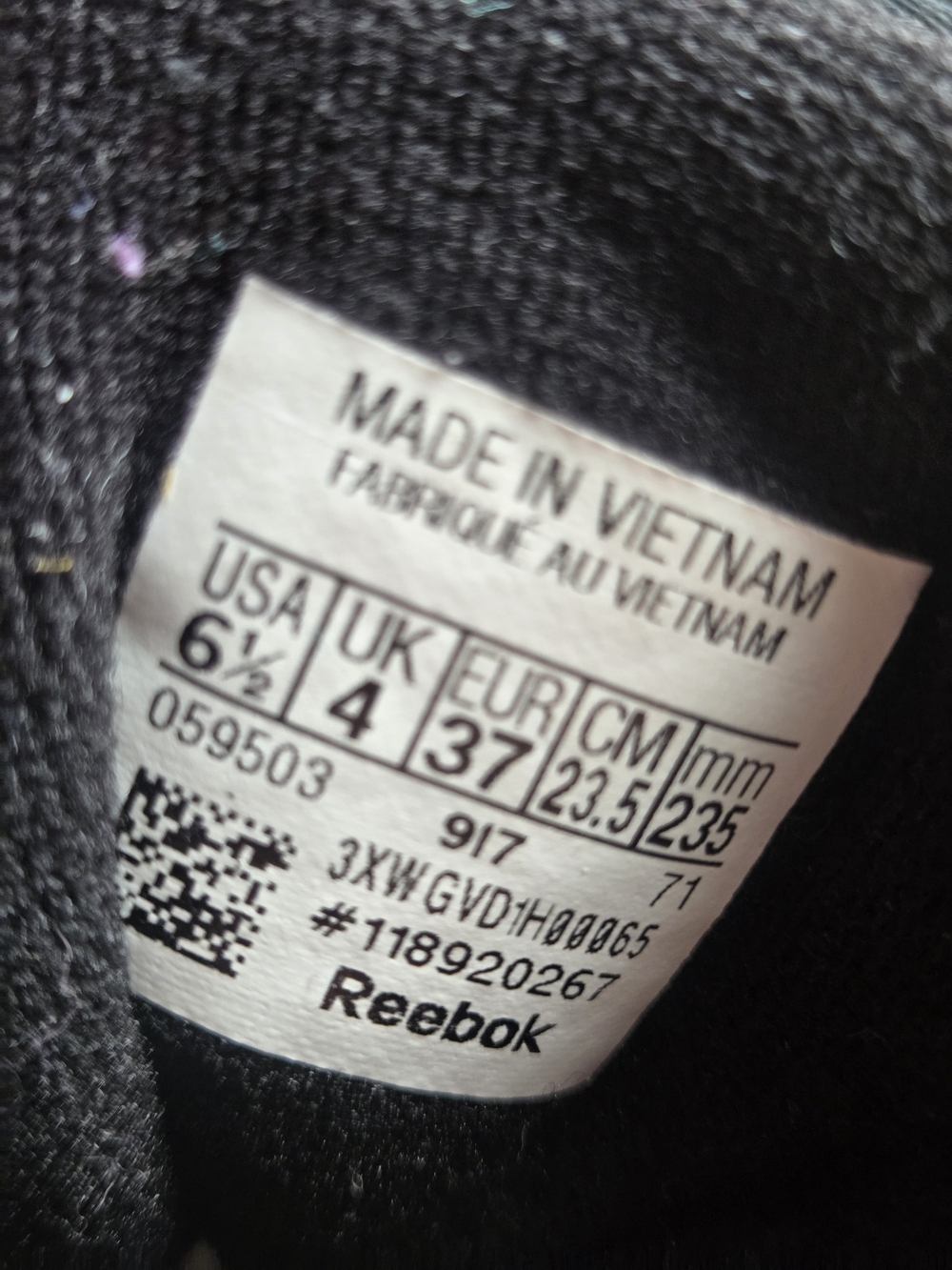 Reebok Women's High-Top Sneakers in Black - Picture 6 of 6